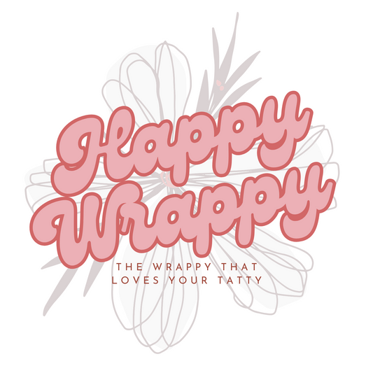 Happy Wrappy ‘The Wrappy that loves your tatty’ 10mx15cm TUBE